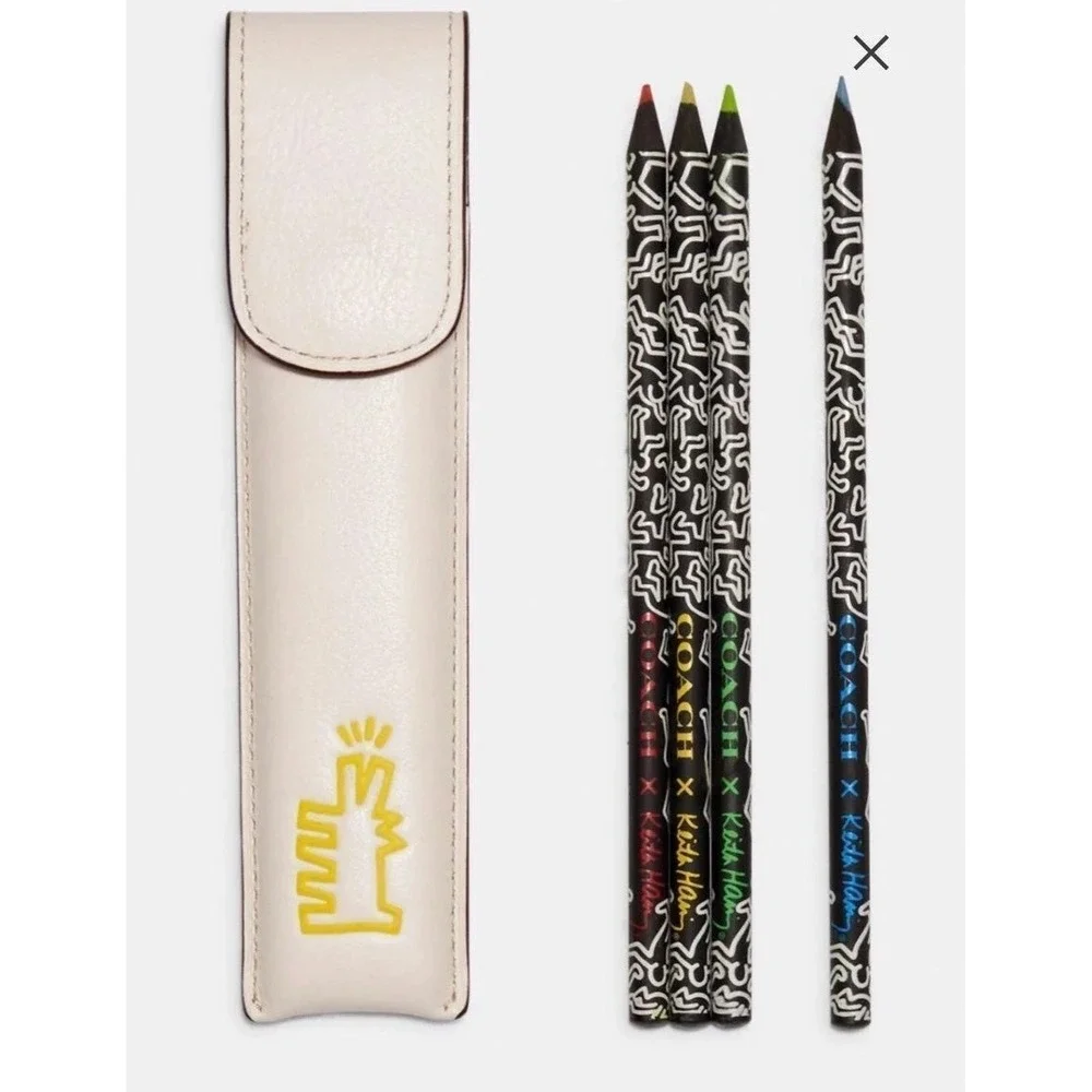 COACH Keith Haring Notebook Journal  Beige Heart Notebook NWT